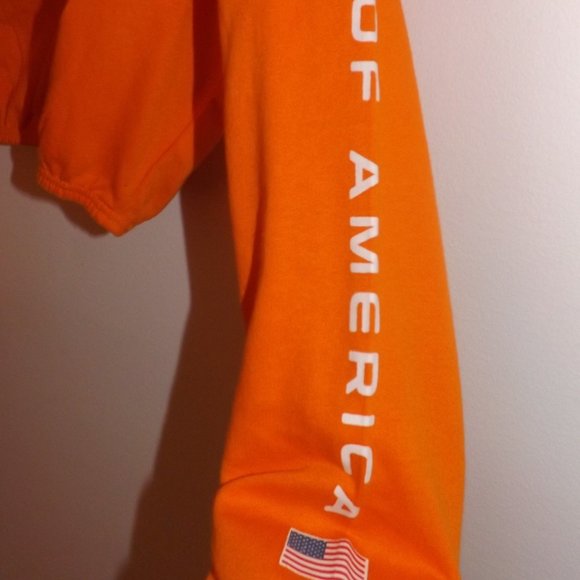 Orange NASA cropped quarter zip - Picture 5 of 5
